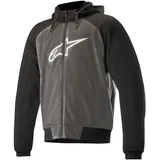 Alpinestars Chrome Sport Motorrad Hoodie, grau, Größe 2XL