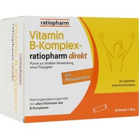 Ratiopharm Vitamin B-Komplex-ratiopharm direkt Beutel 40 St.