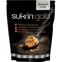 SUKRIN Gold natürliche Alternative zu Rohrrohrzucker und braunem Zucker aus Erythrit, 250 g
