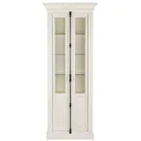 Casa Padrino Vitrine 95 x 45 x 242 cm Weiß