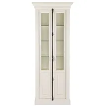 Casa Padrino Vitrine 95 x 45 x 242 cm Weiß