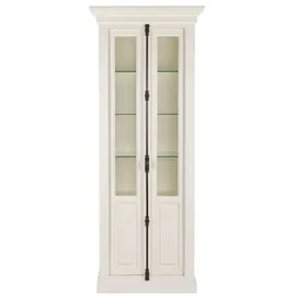 Casa Padrino Vitrine 95 x 45 x 242 cm Weiß