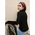 TAMARIS Rollkragenshirt "mit figurbetontem Schnitt, aus fließender Viskose-Qualität", Damen, Gr. 44, schwarz (eco schwarz), Jersey, Obermaterial: 95% Viskose, 5% Elasthan, Basic, figurbetont hüftlang, Shirts, Langarm, Basic, aus elastischem Material