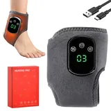 Focenat 3-In-1 Fußmassagegerät, Fussmassagegerät Elektrisch mit 3 Vibration Intensitäten & 5 Wärmestufen, Tragbar Fussmassage, Wiederaufladbar, Lindert Fußschmerzen & Müdigkeit (1 Stück)