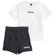 adidas - Kid's Linear Logo T-SET 160 - Jogginganzug Gr 86 weiß