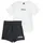 adidas - Kid's Linear Logo T-SET 160 - Jogginganzug Gr 86 weiß
