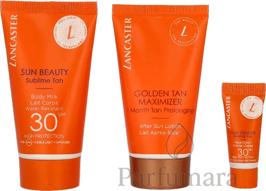 Lancaster My Sun Routine Set Body Cream 50ml/After Sun Tan 50ml/Face Cream 3ml 103 ml