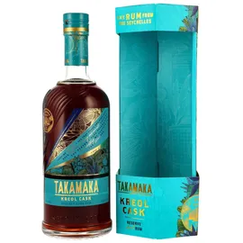 Takamaka Rum Kreol Cask Reserve Dark Rum 40,3% vol 0,7 l Geschenkbox