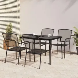 vidaXL Garten-Essgruppe 5-tlg. Anthrazit