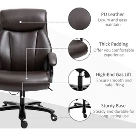 Vinsetto Gaming Stuhl Braun