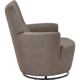 Set One by Musterring Relaxsessel "SO 1450", beige (beige grau gct 149), B:80cm H:96cm T:88cm, Luxus-Microfaser (Chenille)100% Polyester, SET ONE BY MUSTERRING, Sessel, Relaxsessel, mit Dreh- und Wippfunktion, wahlweise mit Hocker erhältlich