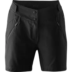 Fahrradhose GONSO "Igna", Damen, Gr. 38, Normalgrößen, schwarz, 86% Polyamid, 14% Elastan, Hosen, Strapazierfähig und formstabil