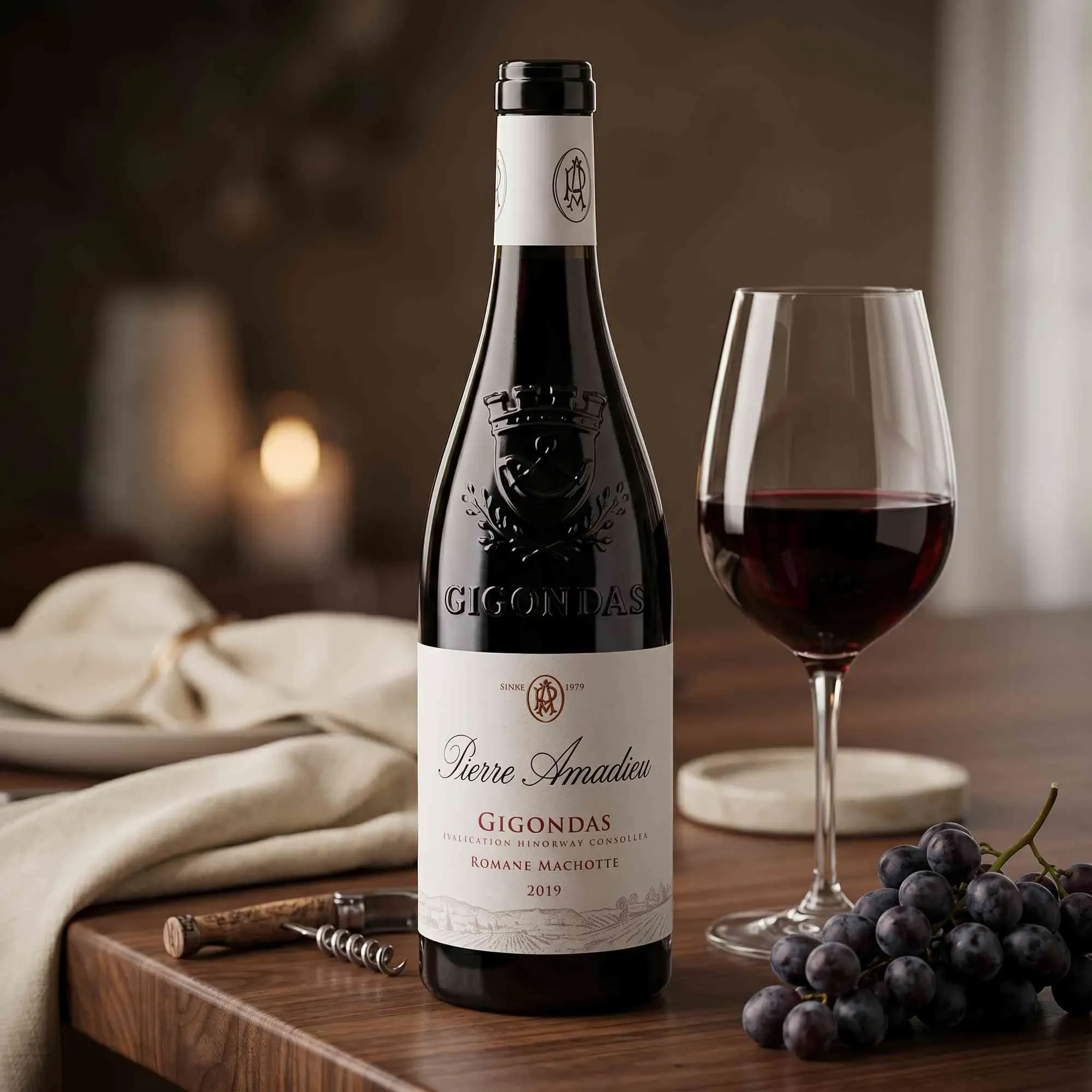 Pierre Amadieu 2023 Pierre Amadieu Romane-Machotte Gigondas Rouge 2023 Grenache,Syrah Frankreich