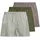 JACK & JONES JACMILANO WOVEN BOXERS 3 PACK NOOS Dusty Olive / City Skyline / Dusty Olive Striped S 3er Pack
