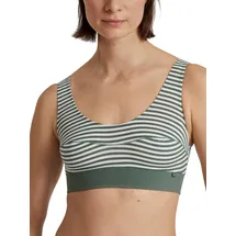 CALIDA Elastic Bustier mit breitem Softbund Laurel Green Print 36/38