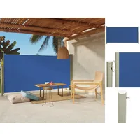vidaXL Ausziehbar Seitenmarkise 160 x 300 cm blau 317882
