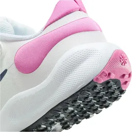 Nike Revolution 7 Sneaker mit Klettverschluss Kinder 103 white/midnight navy-playful pink 28.5