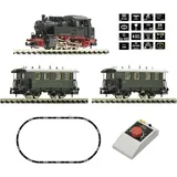 Fleischmann 5160003 N Analog Start Set Dampflok BR 80 mit Personenzug