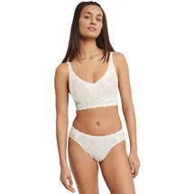 SLOGGI Damen Sloggi Zero Feel Bliss Bralette, Silk White, XS - XS