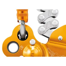 Petzl Abseilgerät Gelb/Orange