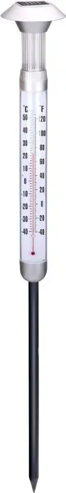 Solarthermometer LED 2-in-1