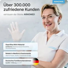 ARNOWA GmbH ARNOMED Nitrilhandschuh WHITE - Größe M