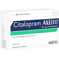 Citalopram Aristo 20 mg Filmtabletten 100 St