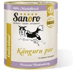 Sanoro Pures Muskelfleisch vom Känguru 12x400g