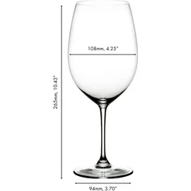 Riedel Vinum Bordeaux Grand Cru Rotweinglas 0,96 l 2 St.