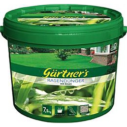Gärtner's Rasendünger LZW m. Eisen-II-Sulfat, 7,5kg