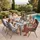 Tectake Marcellino Gartenstuhl 54,5 x 65 x 107,5 cm grau 8 St.