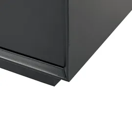 Beliani Oxnard 120 x 46 x 40 cm Schwarz/Gold