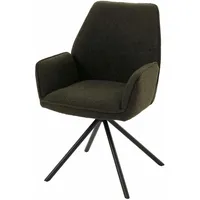 MCW Esszimmerstuhl, G67 Boucle Olivgrün