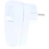 as - Schwabe AS Schwabe 45035 Schutzkontakt-Winkelstecker Kunststoff mit Schalter 230V Weiß IP20