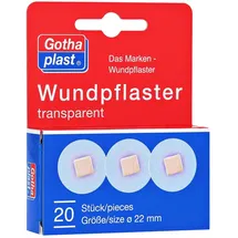 Gothaplast Wundpflaster transparent Durchm. 2,2 cm