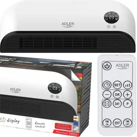 Adler AD 7751 Luftschleier Schwarz, Weiß