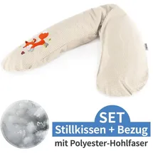Theraline Stillkissen 190 cm Punkte Fuchs Beige