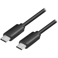 Logilink USB 3.2 Typ-C (Gen2) zum Laden (HighSpeed Charging) / Synchronisieren, Schwarz