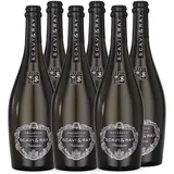 SCAVI & RAY Prosecco DOC Frizzante trocken 6 x 0,75l, fruchtig frischer Perlwein aus Italien, 10,5% Vol. Alkohol - perfekt für festliche Anlässe & Prosecco-Cocktails