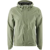 Jacket M Herren Regenjacke wind und wasserdicht Radjacke mit Kapuze grün