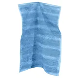 CAWÖ Noblesse Uni 1001 Gästehandtuch 30 x 50 cm mittelblau