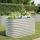 vidaXL Garten-Hochbeet verzinkter Stahl 160 x 80 x 81 cm Silber