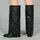 Ital-Design Keilstiefel Damen Schwarz 39