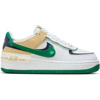 Nike Air Force 1 Shadow Sportschuhe - White / Midnight Navy / Malachite - EU 38 1/2