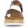Gabor Damen, Riemchensandalen, Frauen Sandalen,Sandaletten,Sommersandalen,bequem,flach,Sommerschuhe,Strandschuhe,Camel (LDS/S.Kork),40 EU 6.5 UK