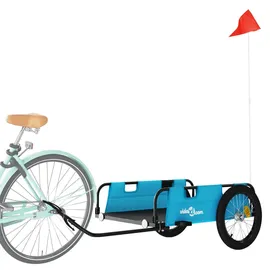 vidaXL Fahrradanhänger blau 2023