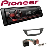 Pioneer 1-DIN Autoradio USB AUX Android Einbauset für Renault Laguna III ab 2007