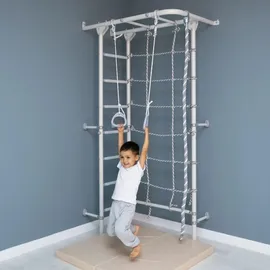 JEFlex Sprossenwand ClimbMaxx M5 weiß-grau - Weiß/Grau