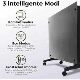 Klamer Konvektor Pro 2500 W Schwarz