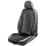 Walser Autositzauflage Air Flow, ergonomischer Sitzschoner, Lendenwirbelschutz, Universal Sitzauflage für PKW, Farbe: schwarz
